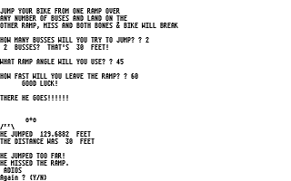 Big Motorcycle Jump (The) atari screenshot